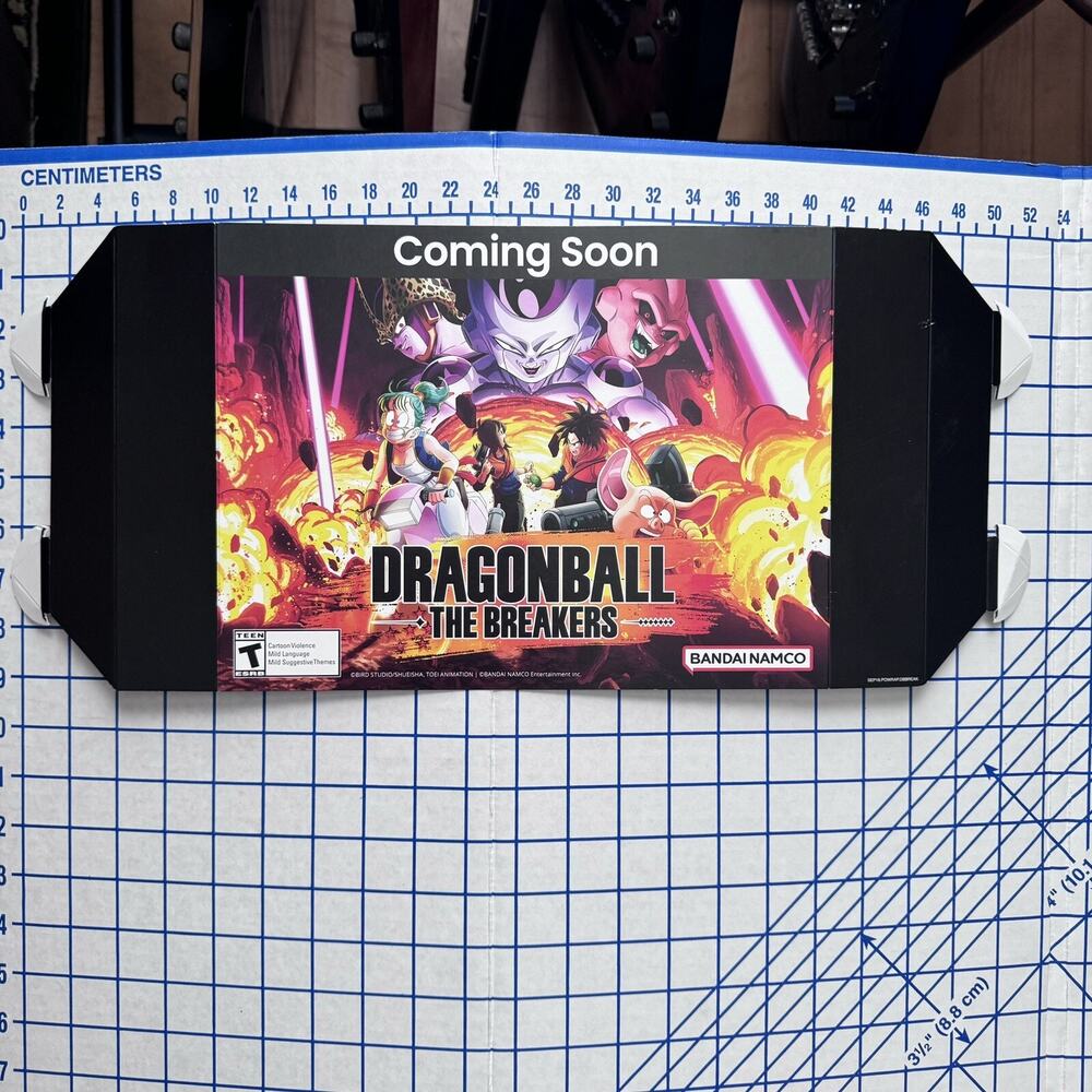 Dragonball Breakers Cardboard Promo Sign Retail Store Display